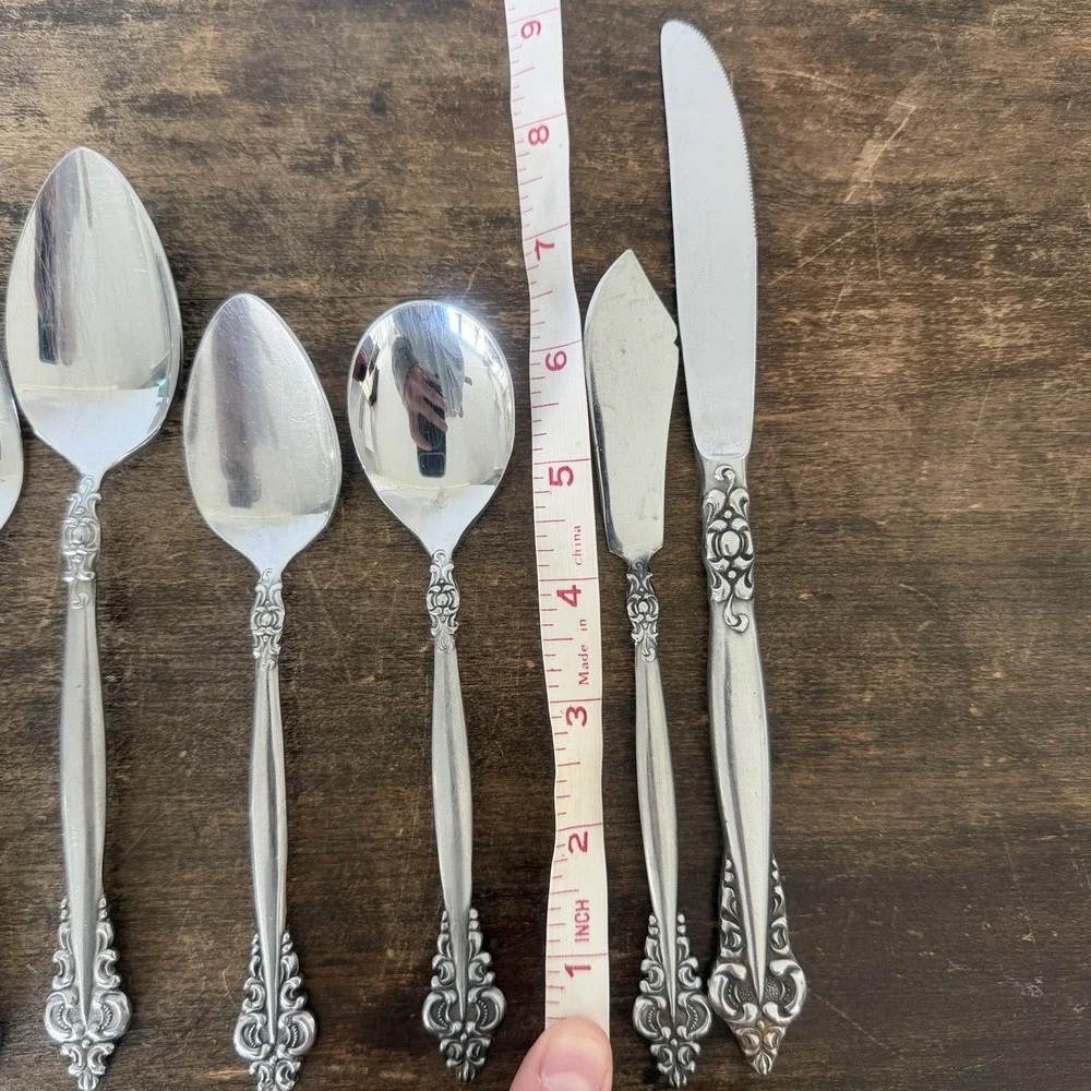 Vintage Stanley Roberts SRB-139 Flatware Lot Stainless Japan 39 Pieces‎ MCM